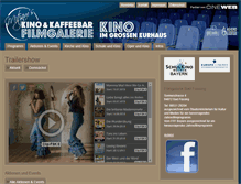 Tablet Screenshot of kino-bad-fuessing.de